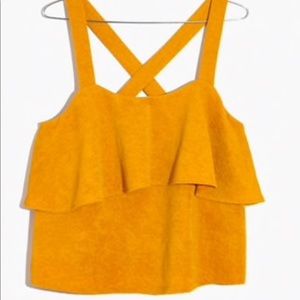Never worn 2018 yellow madewell top